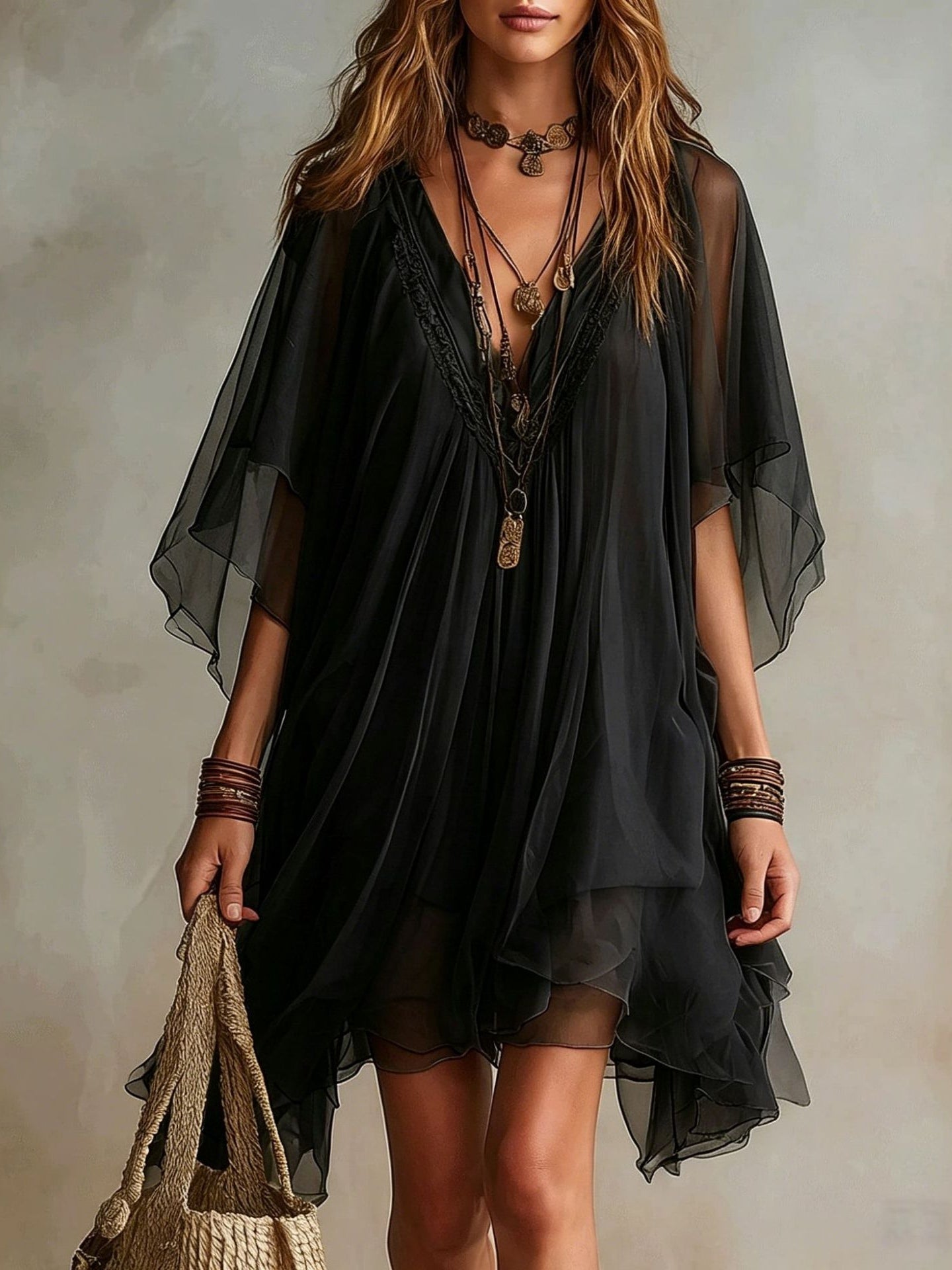 Mara Tiered Mini Dress