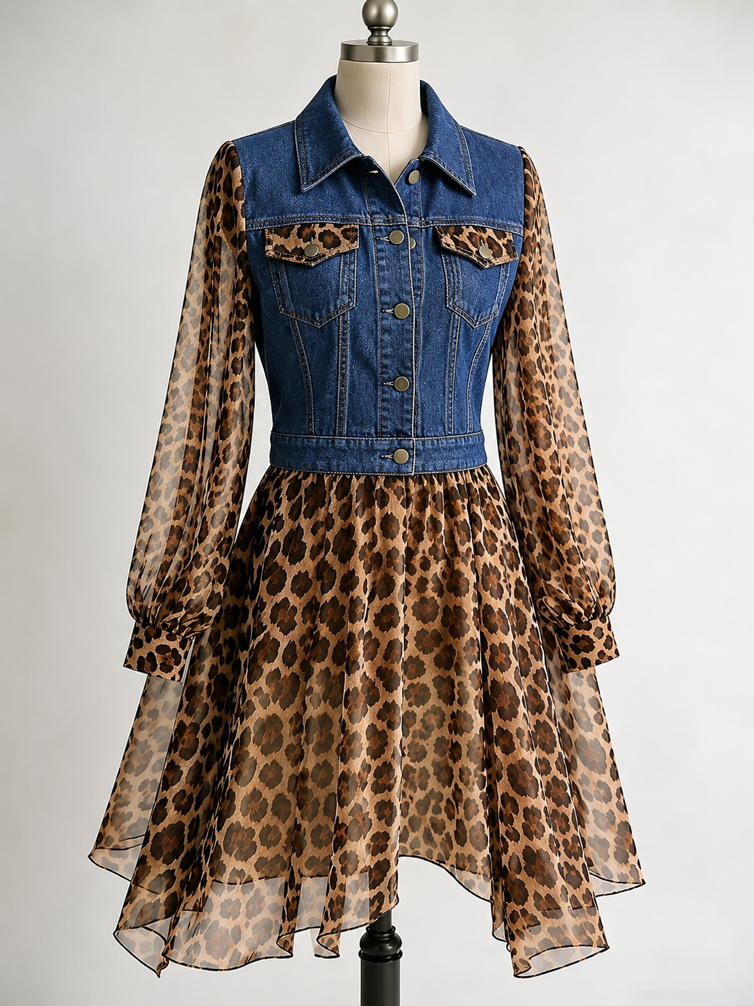 Milan Leopard Dress