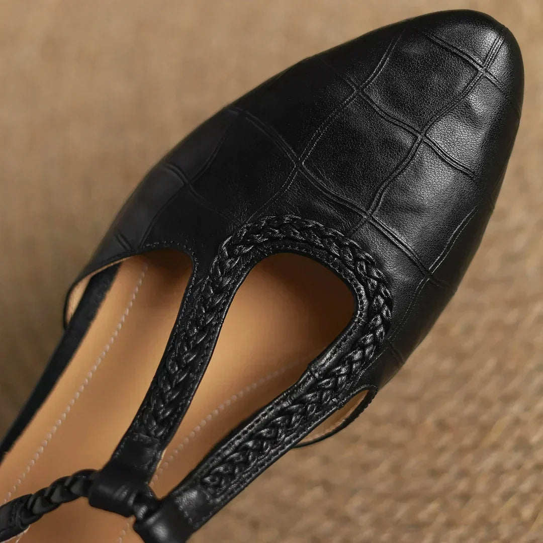 Vivian | Leather Mary Janes