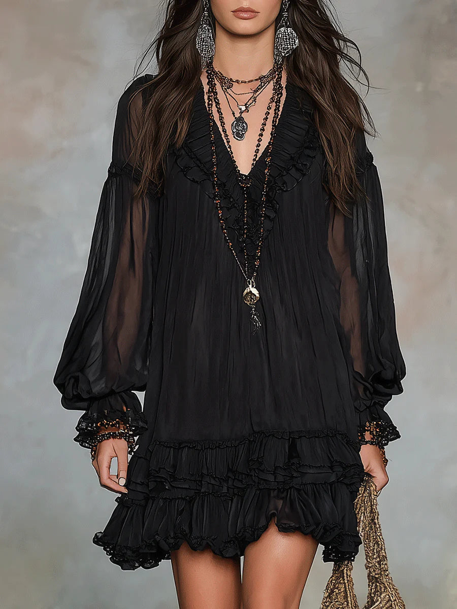 Esme Ruffled Mini Dress