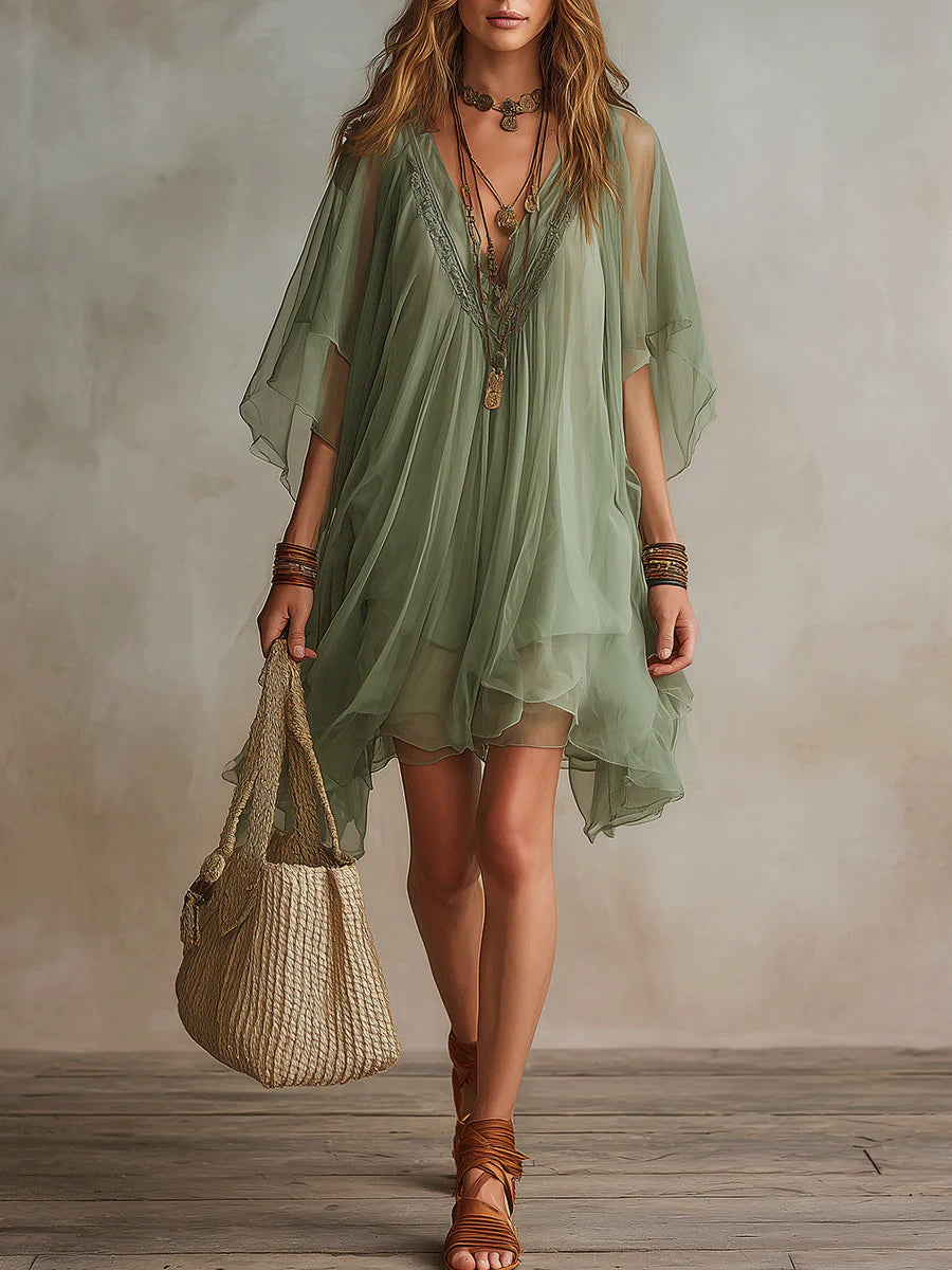 Mara Tiered Mini Dress