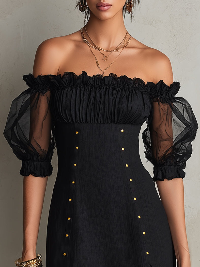 Amaya Off-Shoulder Mini Dress
