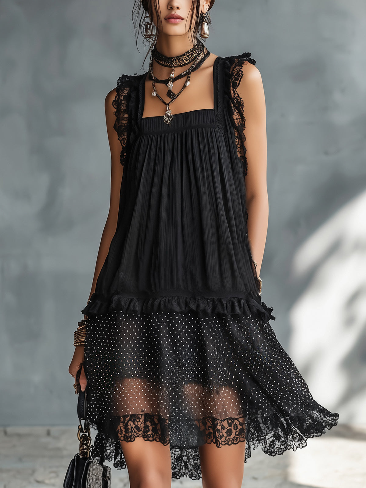 Colette Polka Dot Mini Dress