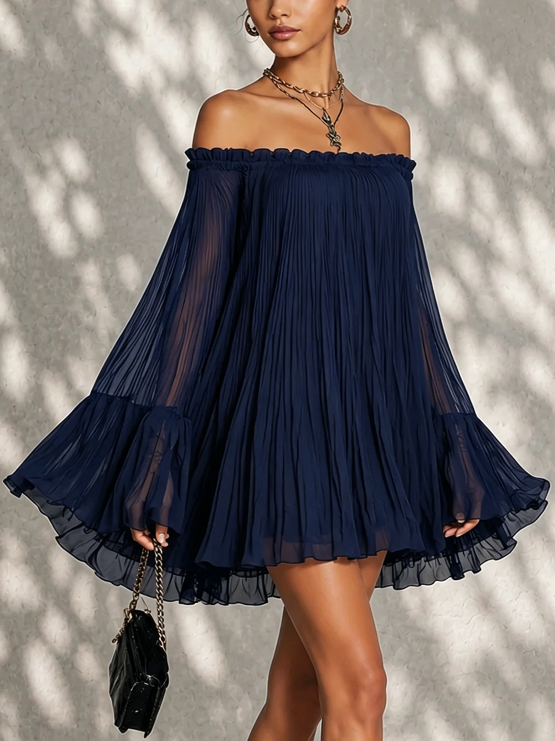 Lena Off-Shoulder Mini Dress