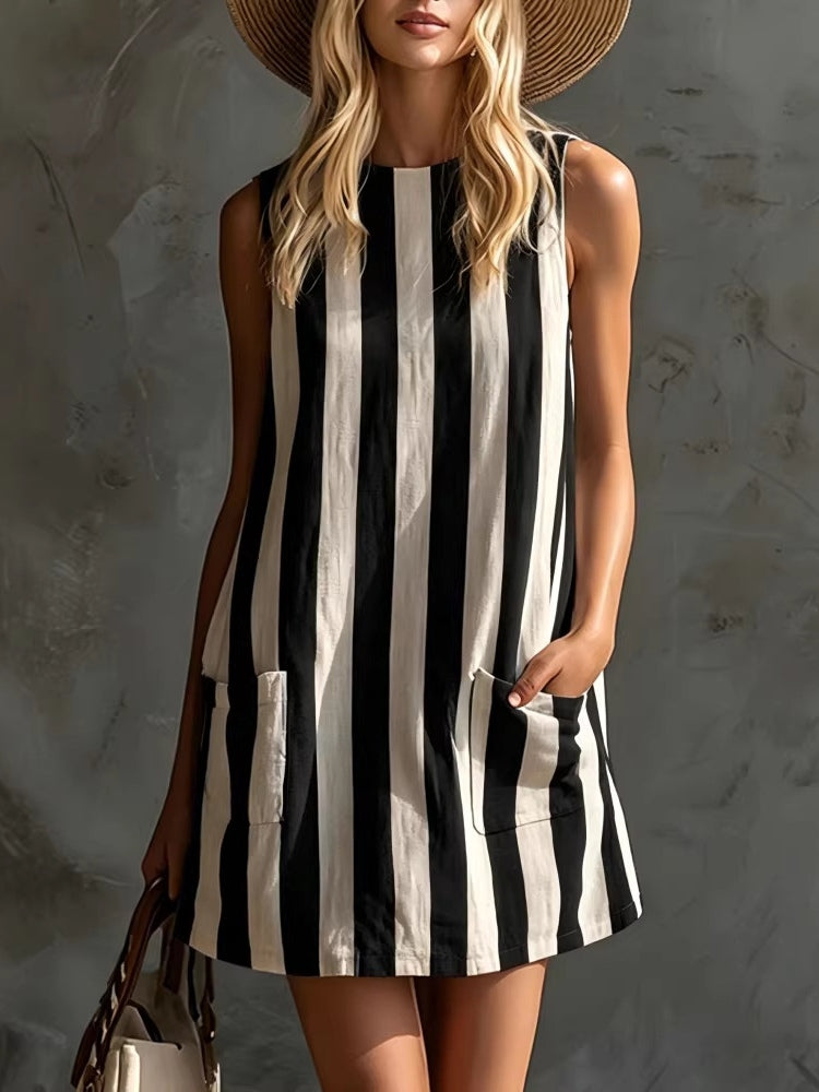 Esme Striped Mini Dress
