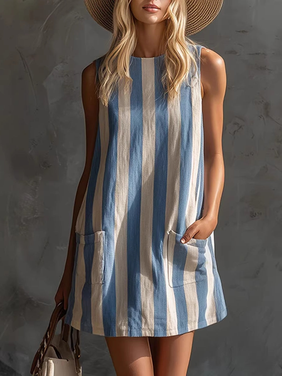 Esme Striped Mini Dress