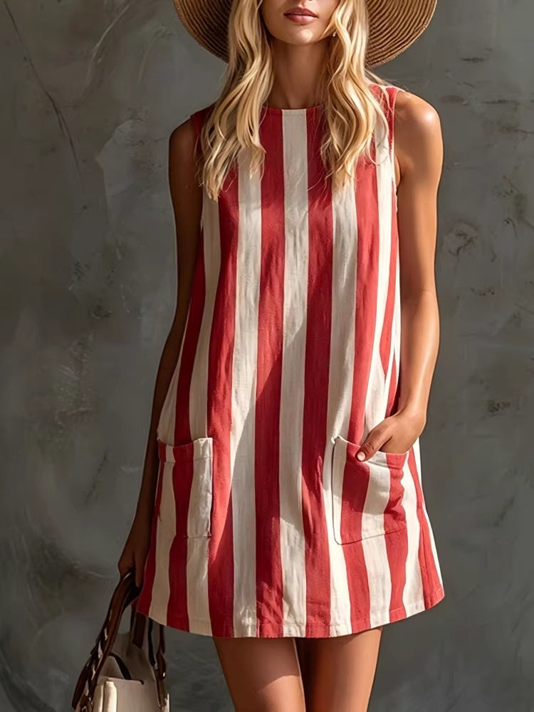 Esme Striped Mini Dress