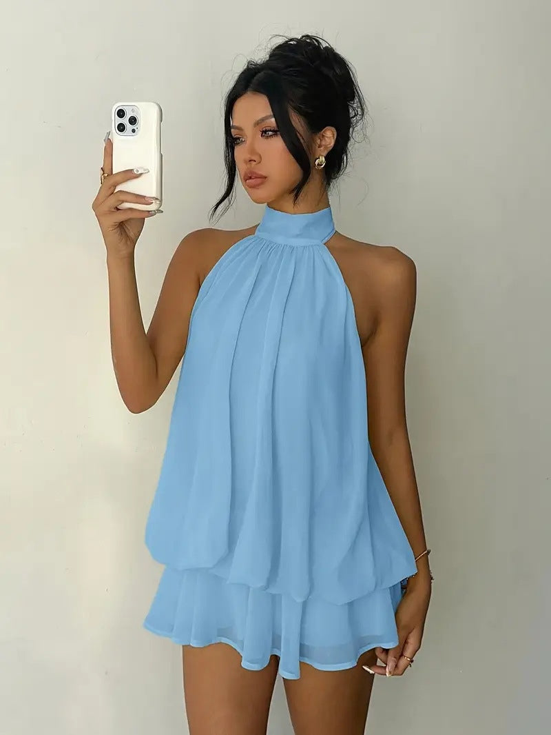 Esme Wrap Mini Dress