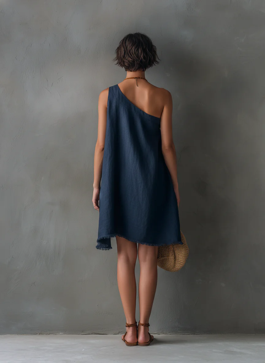 Mira One-Shoulder Mini Dress