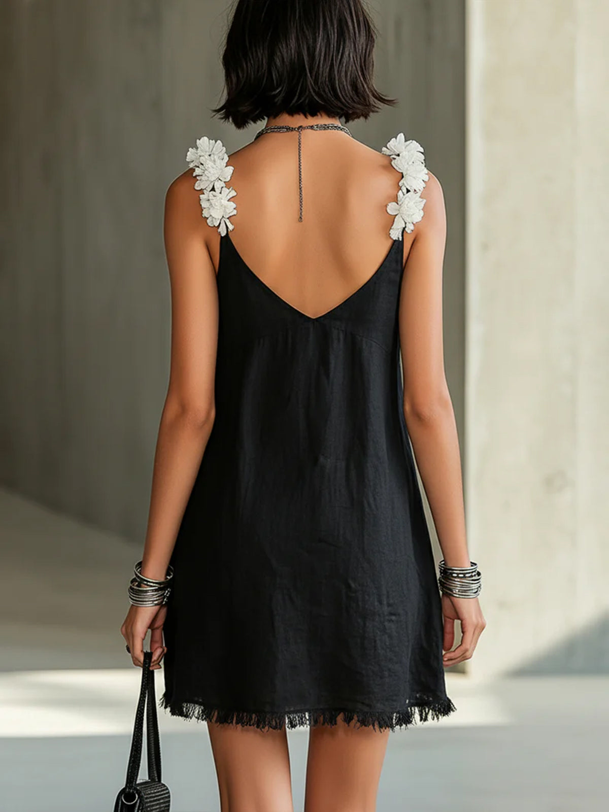 Esme V-Neck Mini Dress