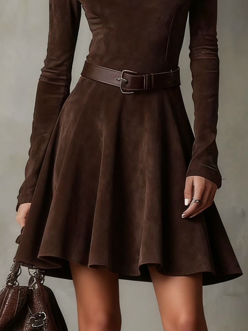 Kaia Mock Neck Mini Dress