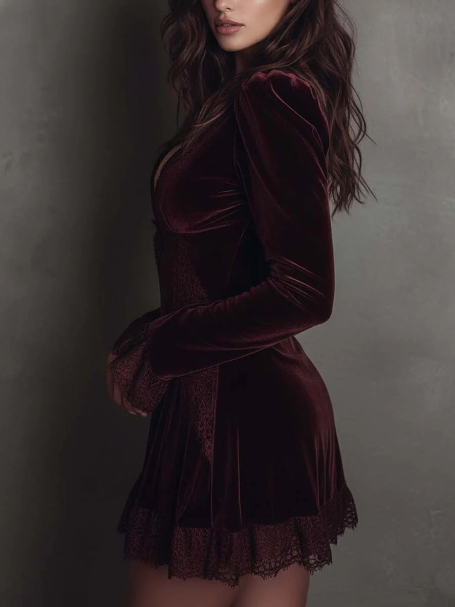 Mara V-Neck Mini Dress