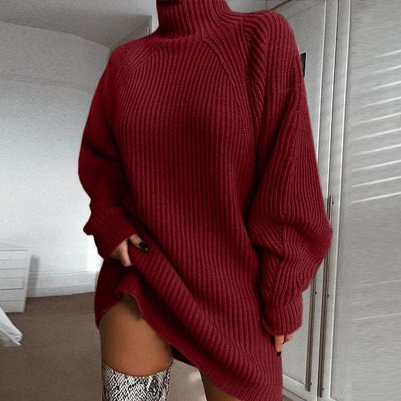 Elara Turtleneck Sweater Dress