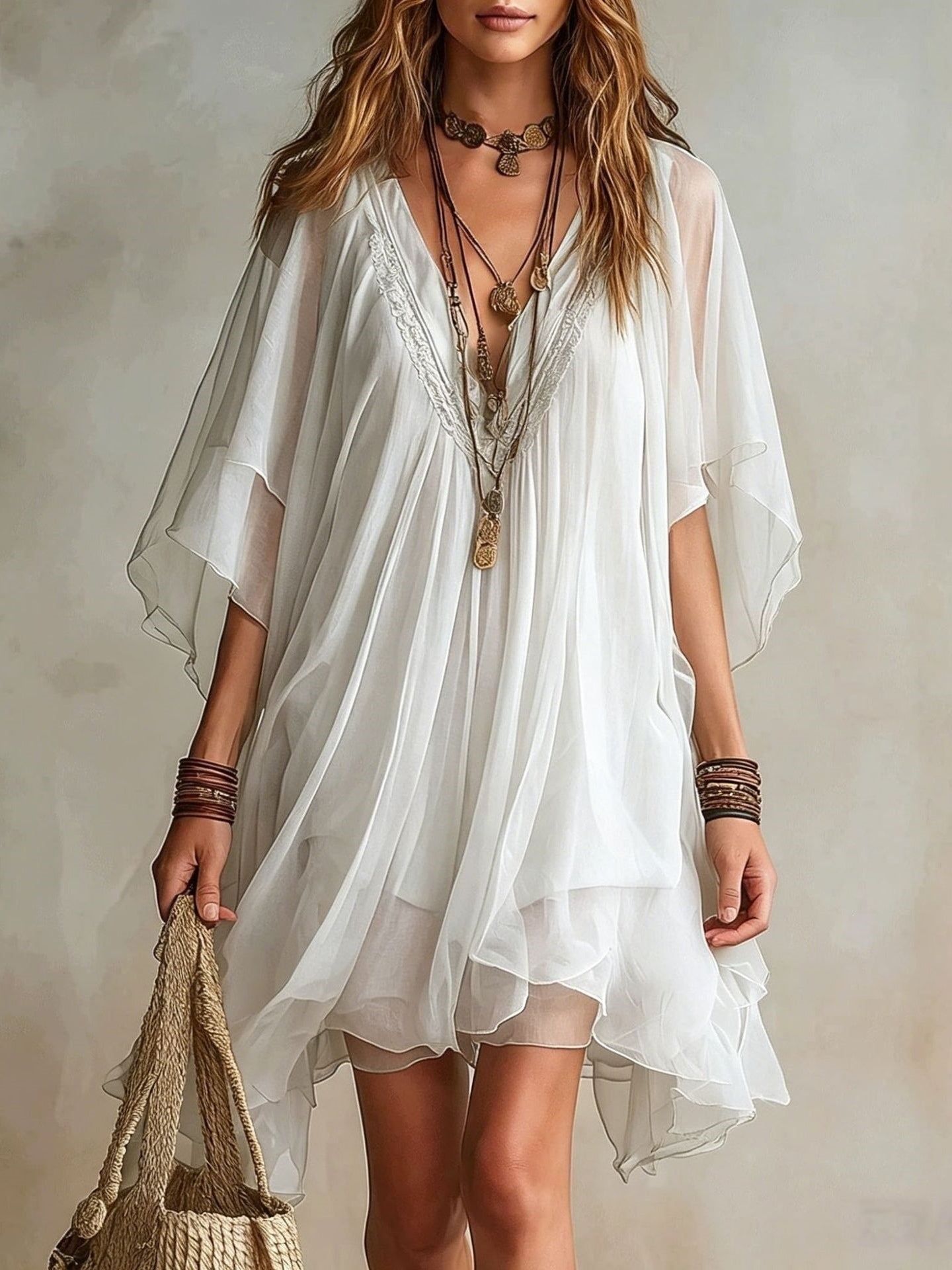 Mara Tiered Mini Dress