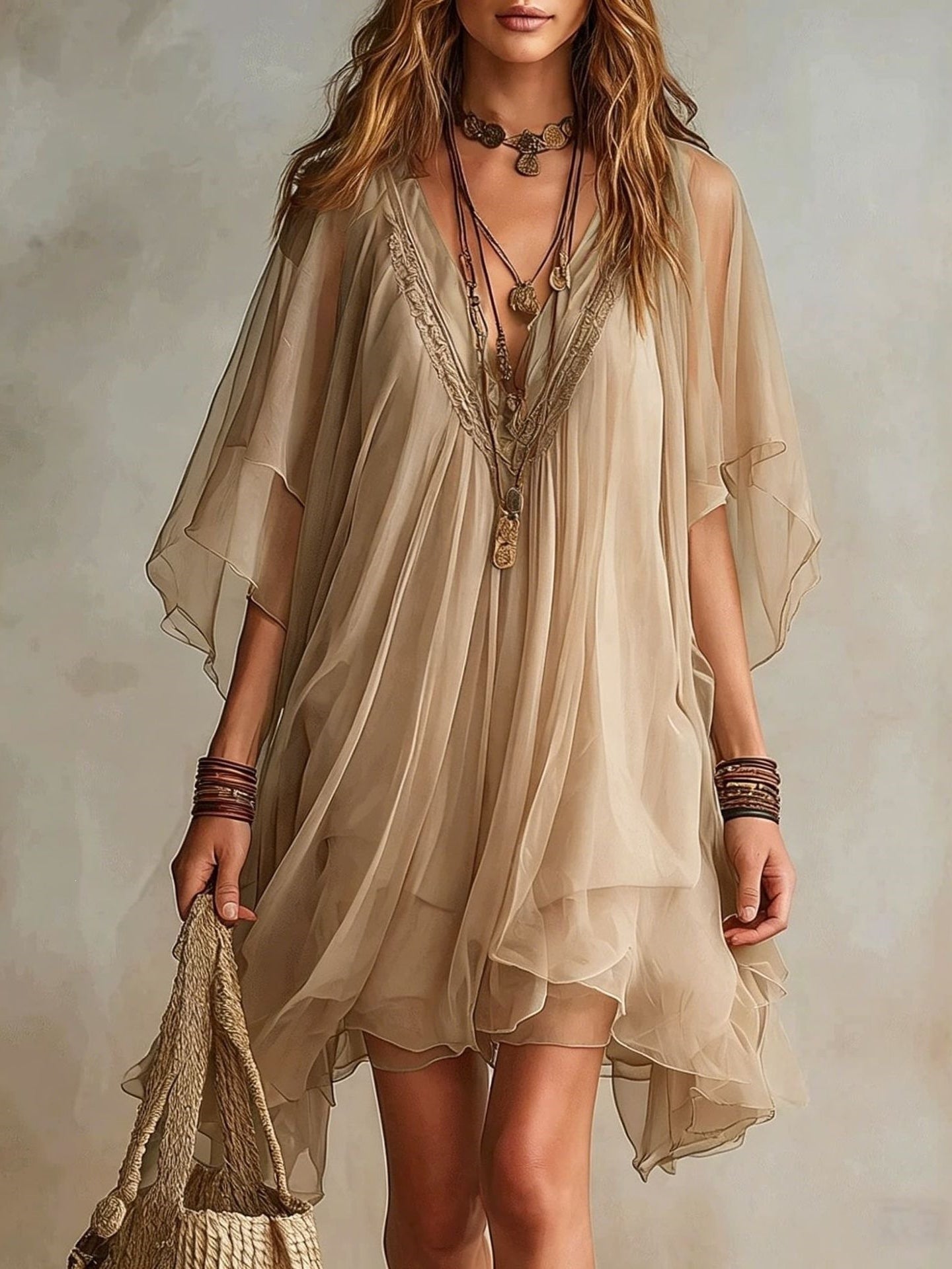 Mara Tiered Mini Dress