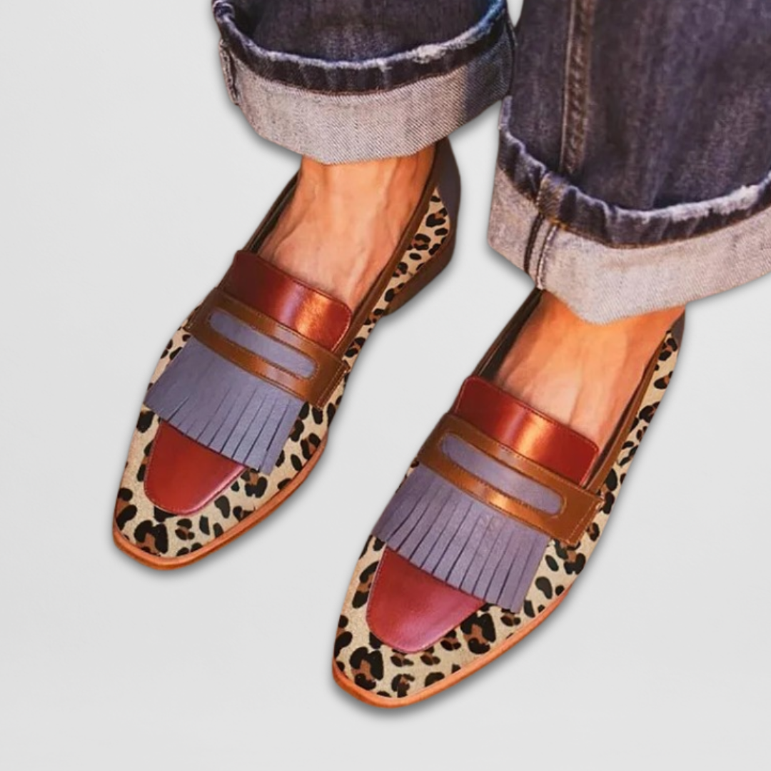Chiara Moccasins Glossy Effect