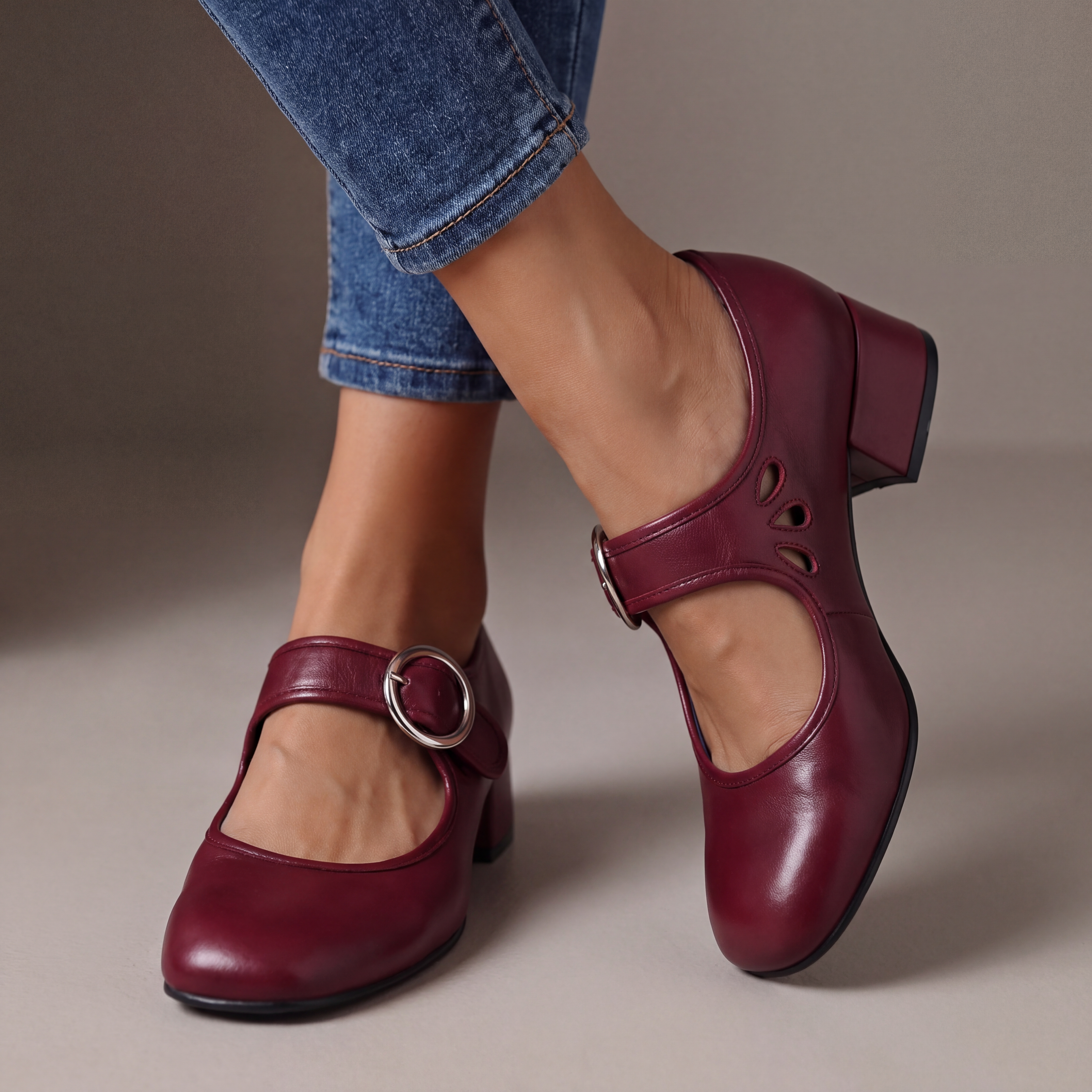 Josephine | Leather Orthopedic Mary Janes