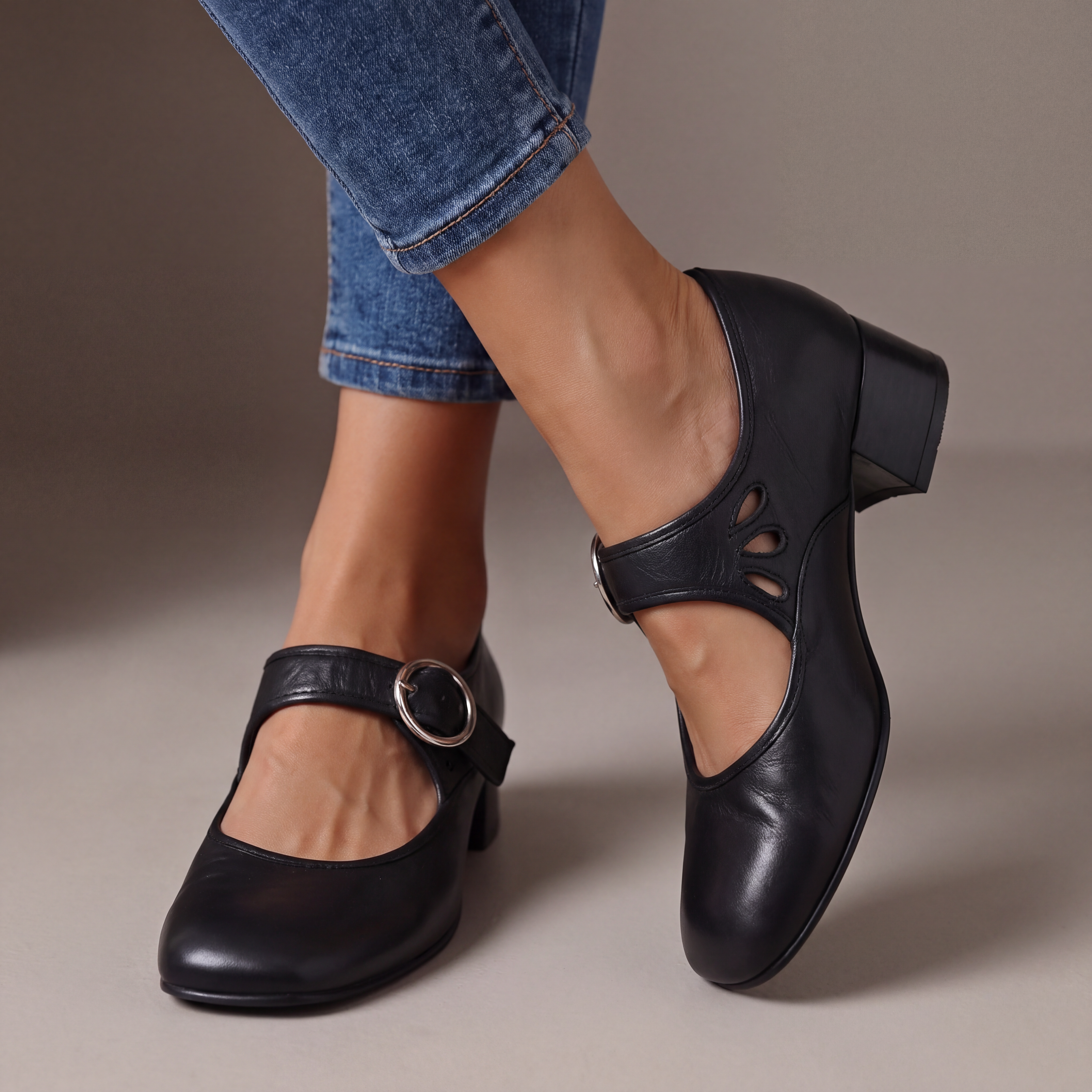 Josephine | Leather Orthopedic Mary Janes