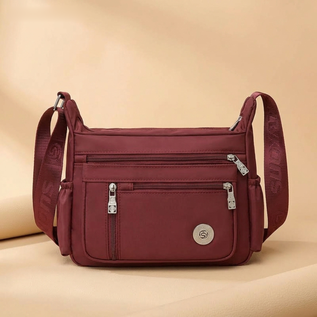 Iris Everyday Crossbody Bag - Red