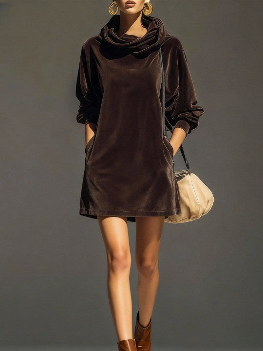 Kaia Relaxed Mini Hoodie Dress