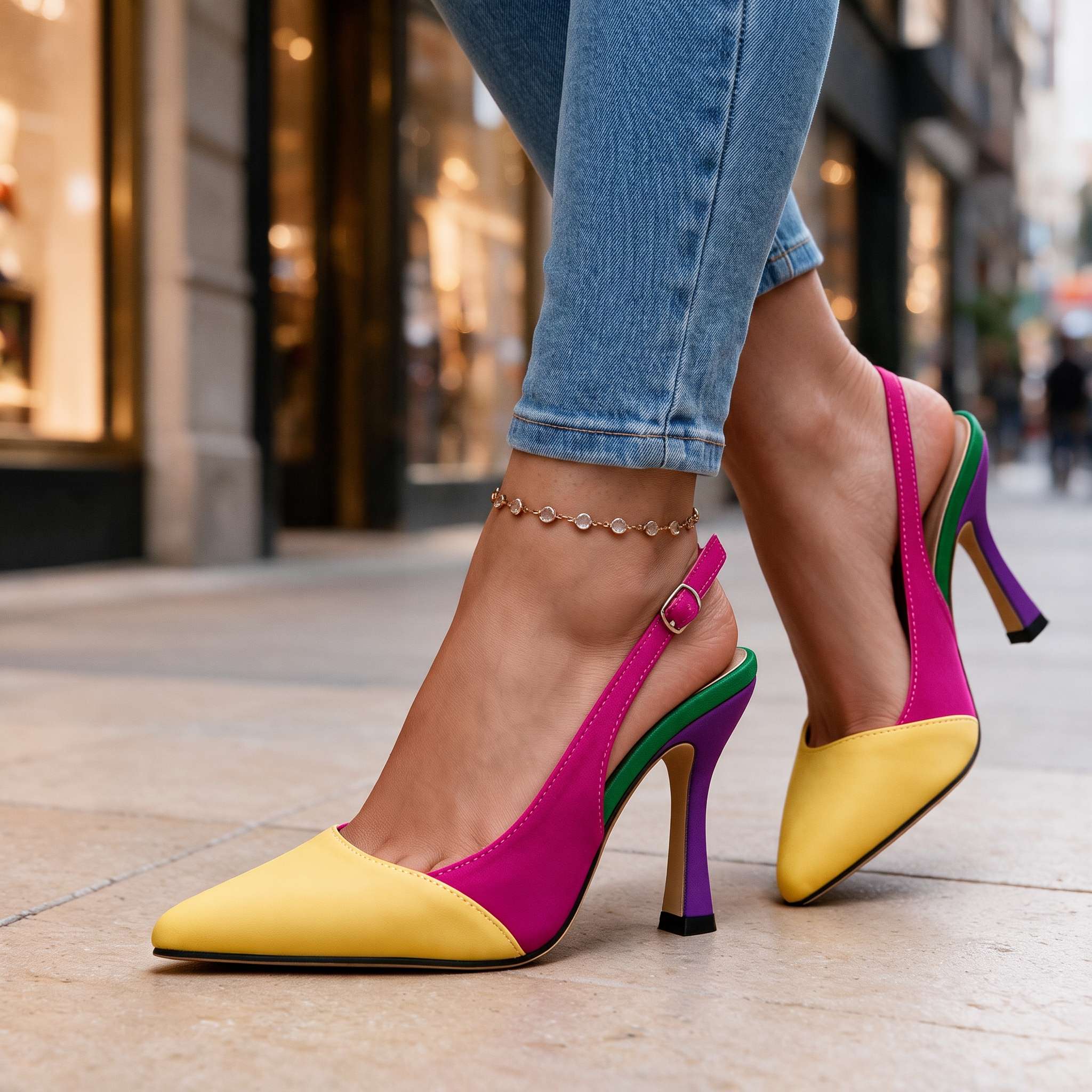 Layla Slingback Heels