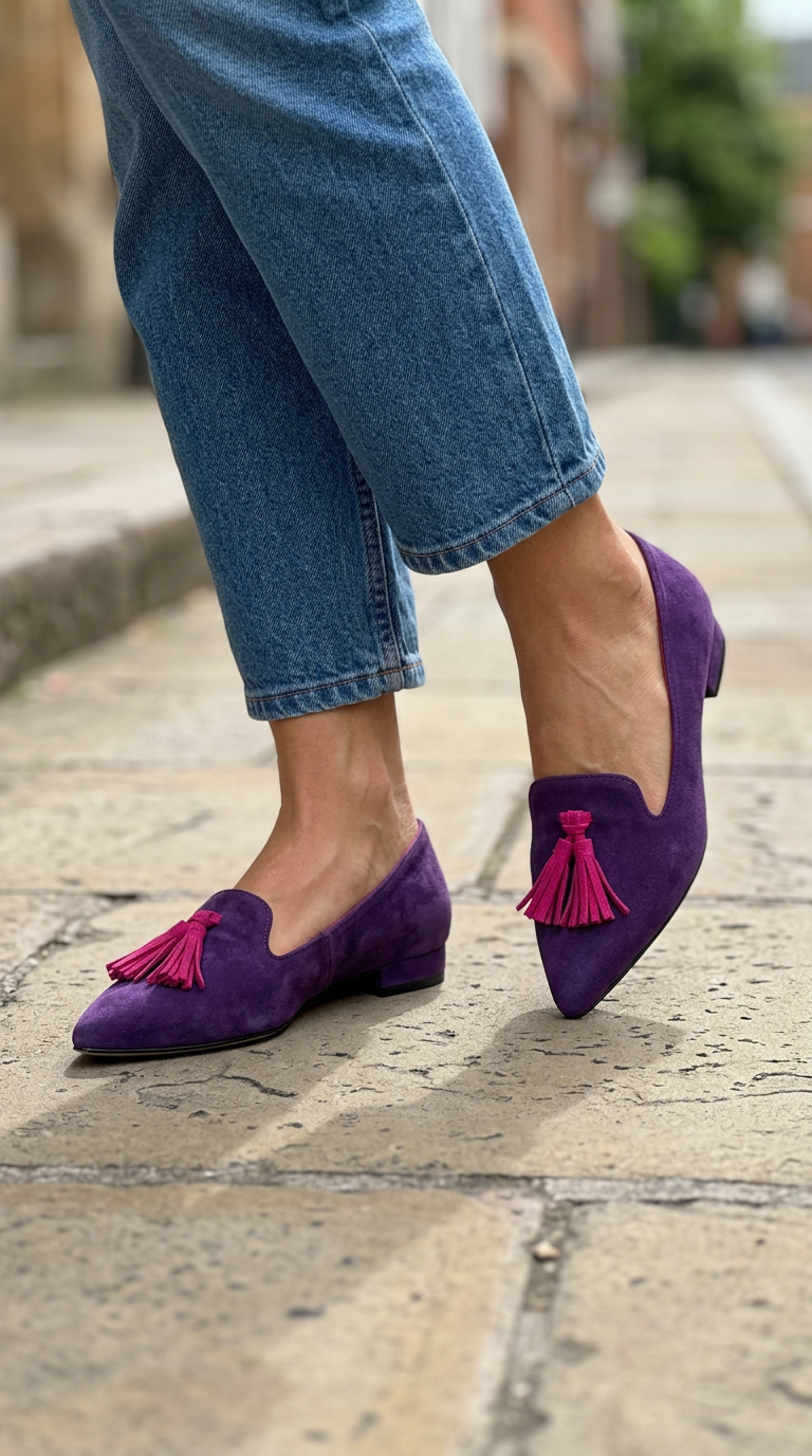 Livia | Pointed Toe Slip-On Flats
