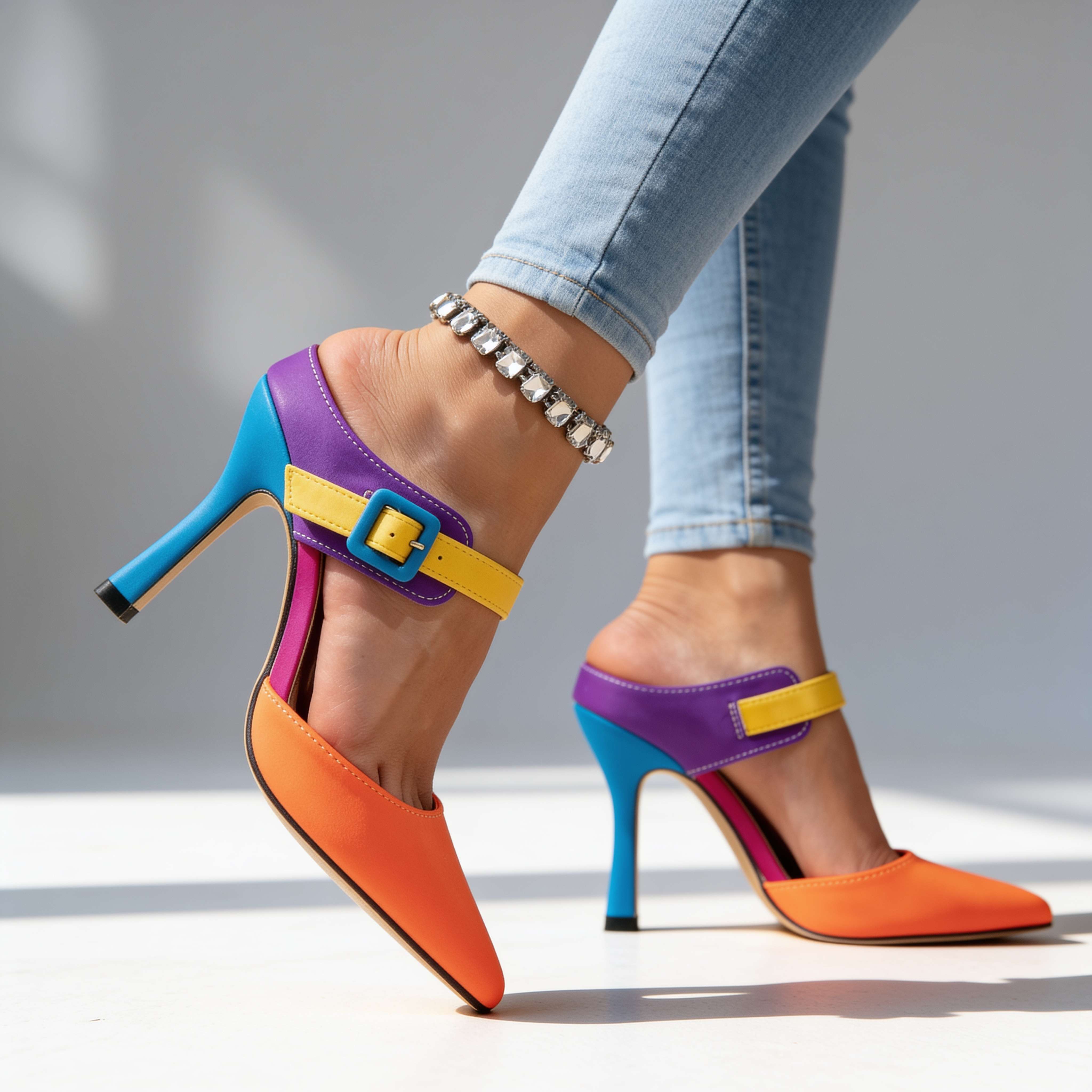 Ashley Retro Heels