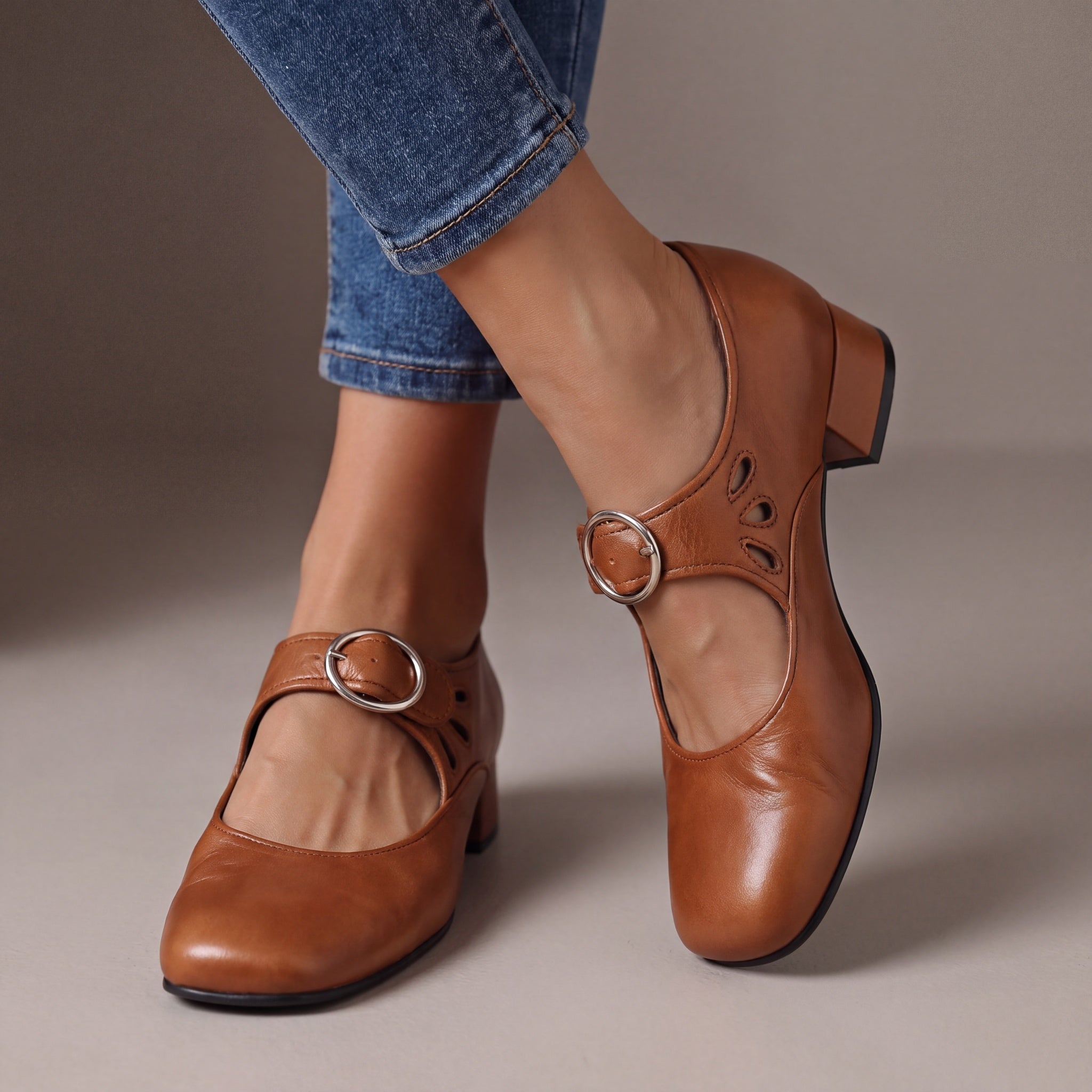 Josephine | Leather Orthopedic Mary Janes