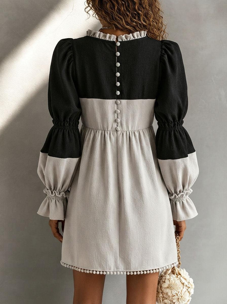 Maeve Puff-Sleeve Mini Dress