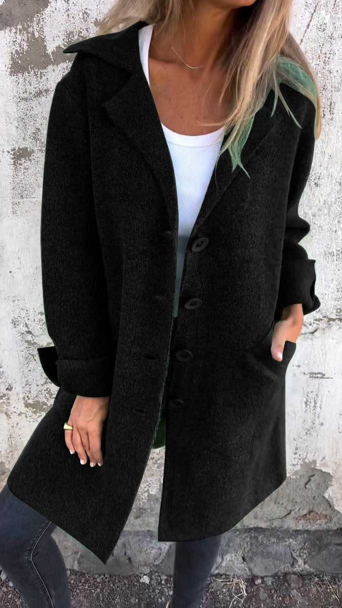 Lucille | Relaxed Longline Lapel Coat